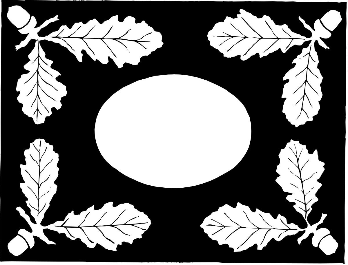 oak leaf frame clipart clip art png transparent Oak Leaf Frame Clipart - Elegant Borders for Creative Designs