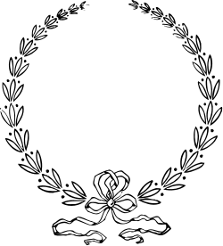 Wreath Clipart with Rose - Elegant Floral Borders for Creative Designs