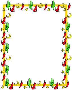 Chili Peppers Frame Clipart: Vibrant Borders for Creative Designs