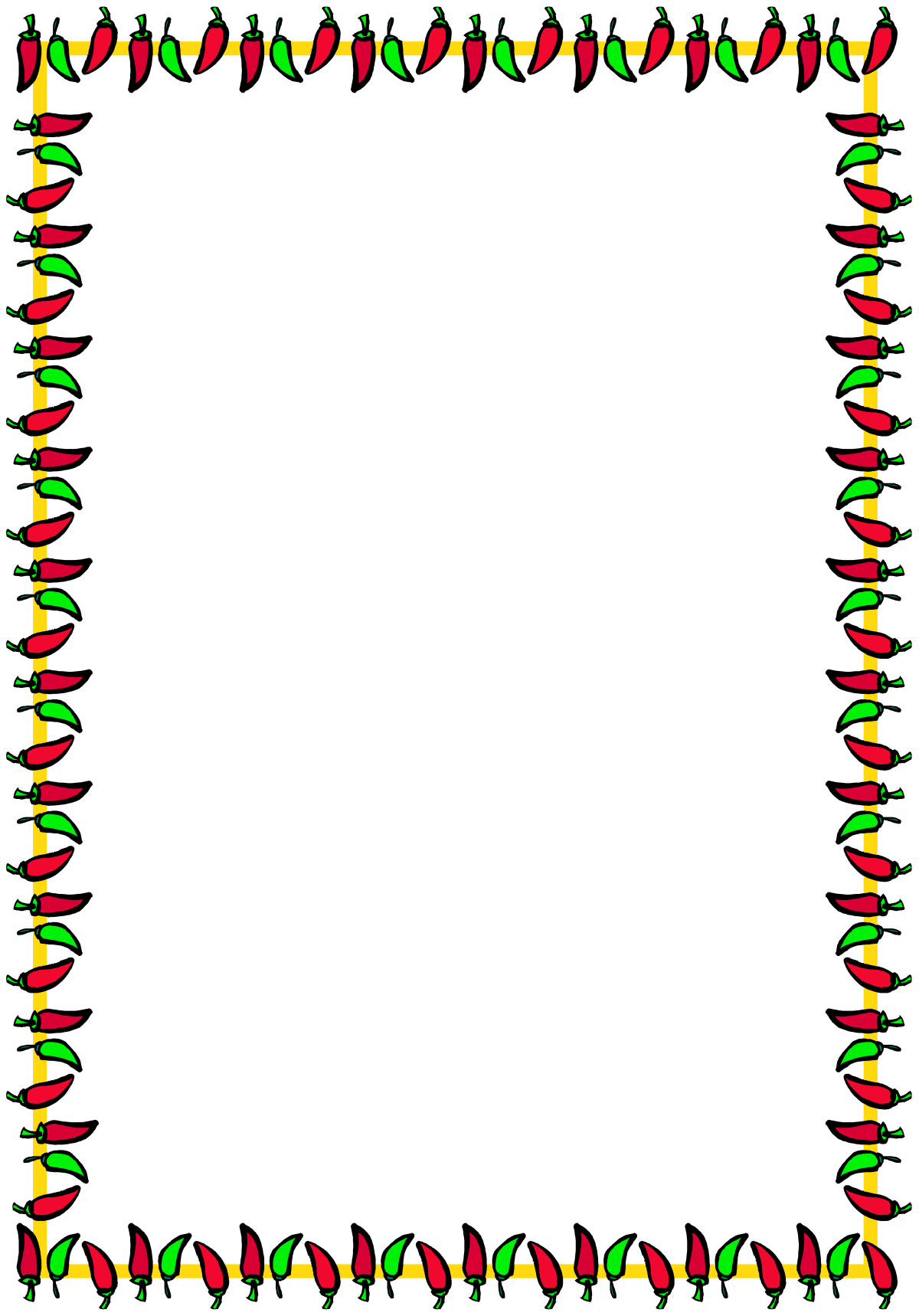Christmas Frame Clipart with Holly Leaves - Festive Borders for Holiday Designs