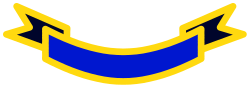 Blue and Yellow Stripe Logo Clipart - Eye-Catching Borders Design