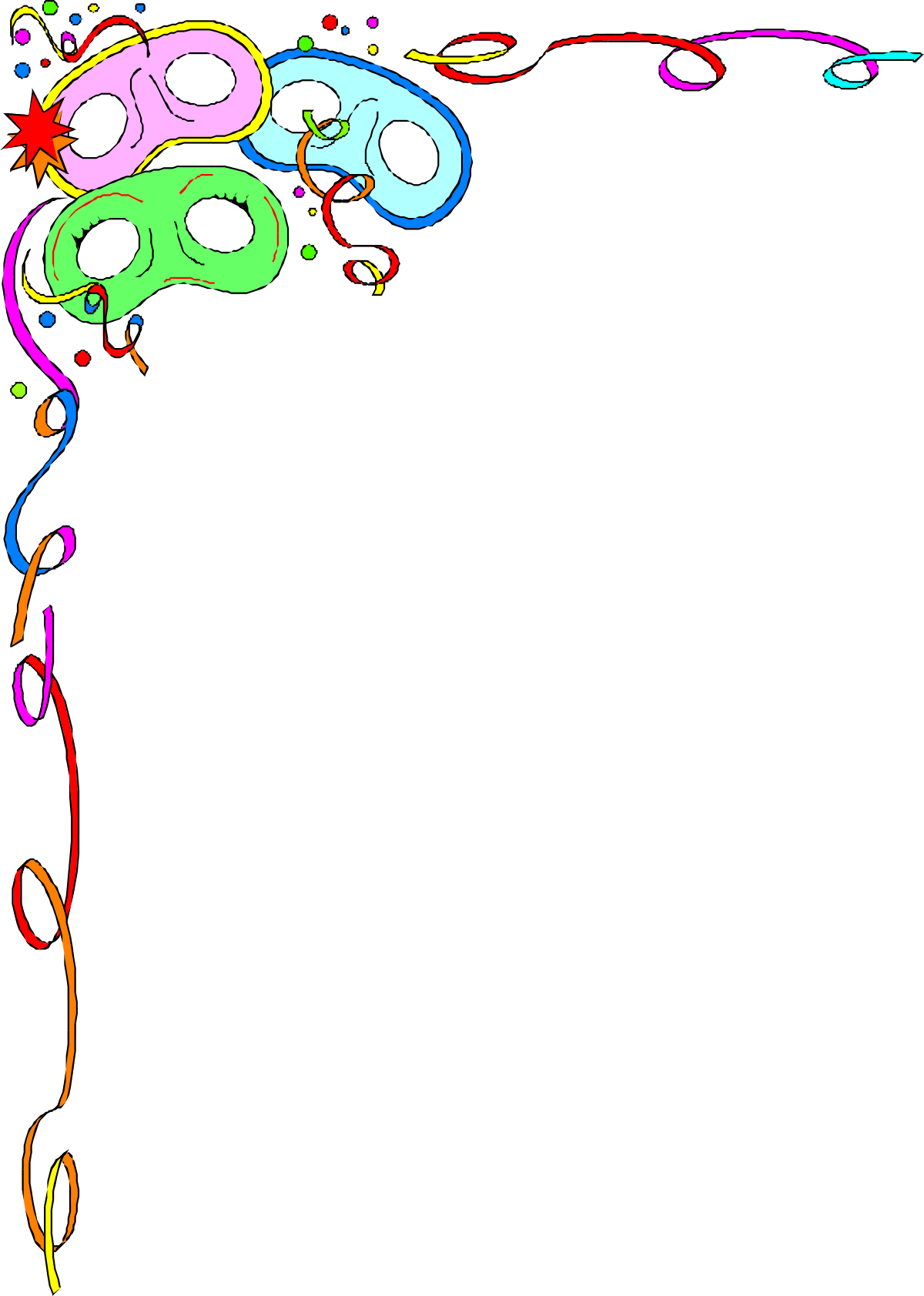 a black background with a bunch of balloons clip art png transparent Balloons Clipart on Black Background for Festive Designs