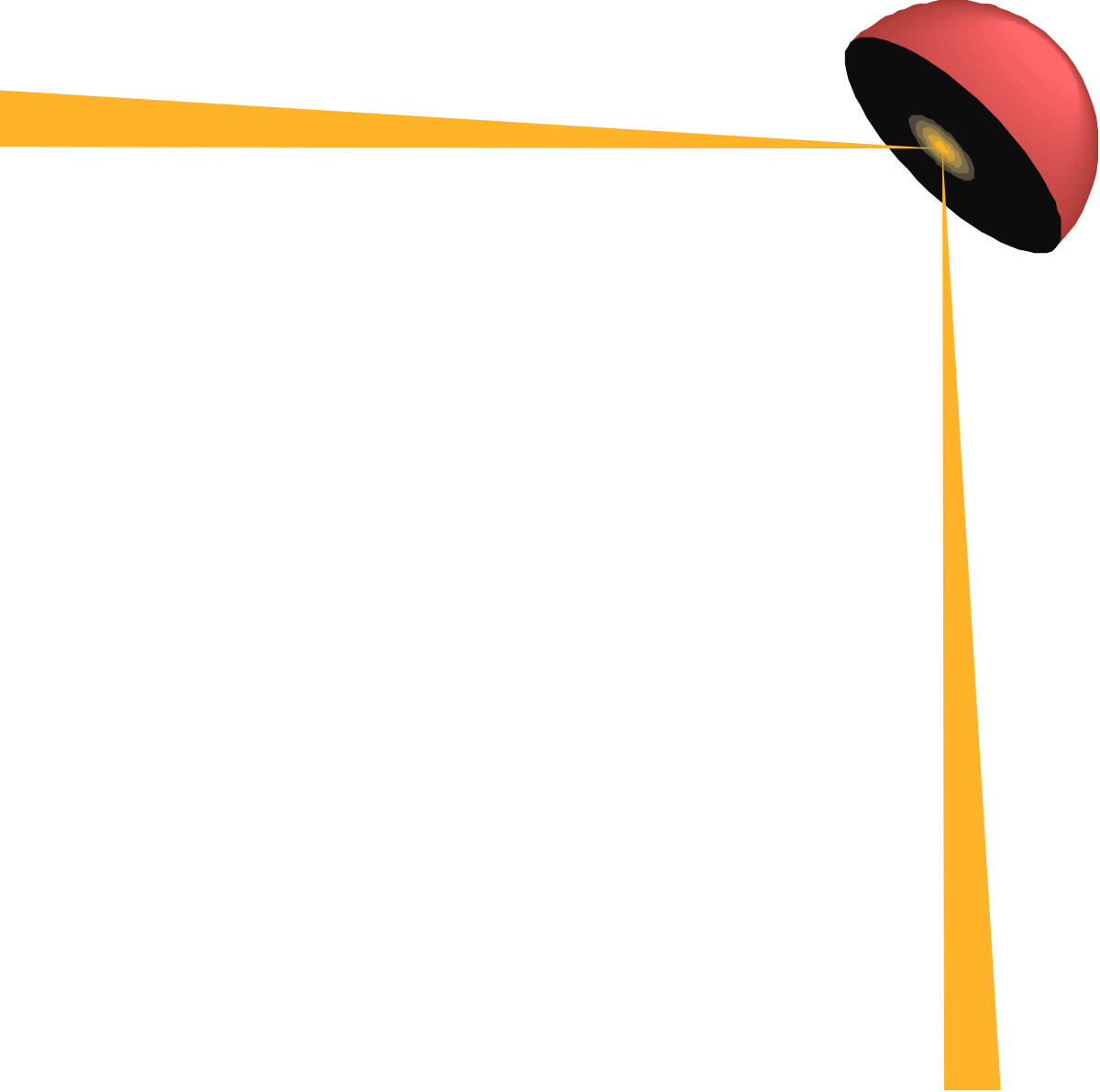 Red and Yellow Lamp Clipart: Dynamic Borders and Corners Design