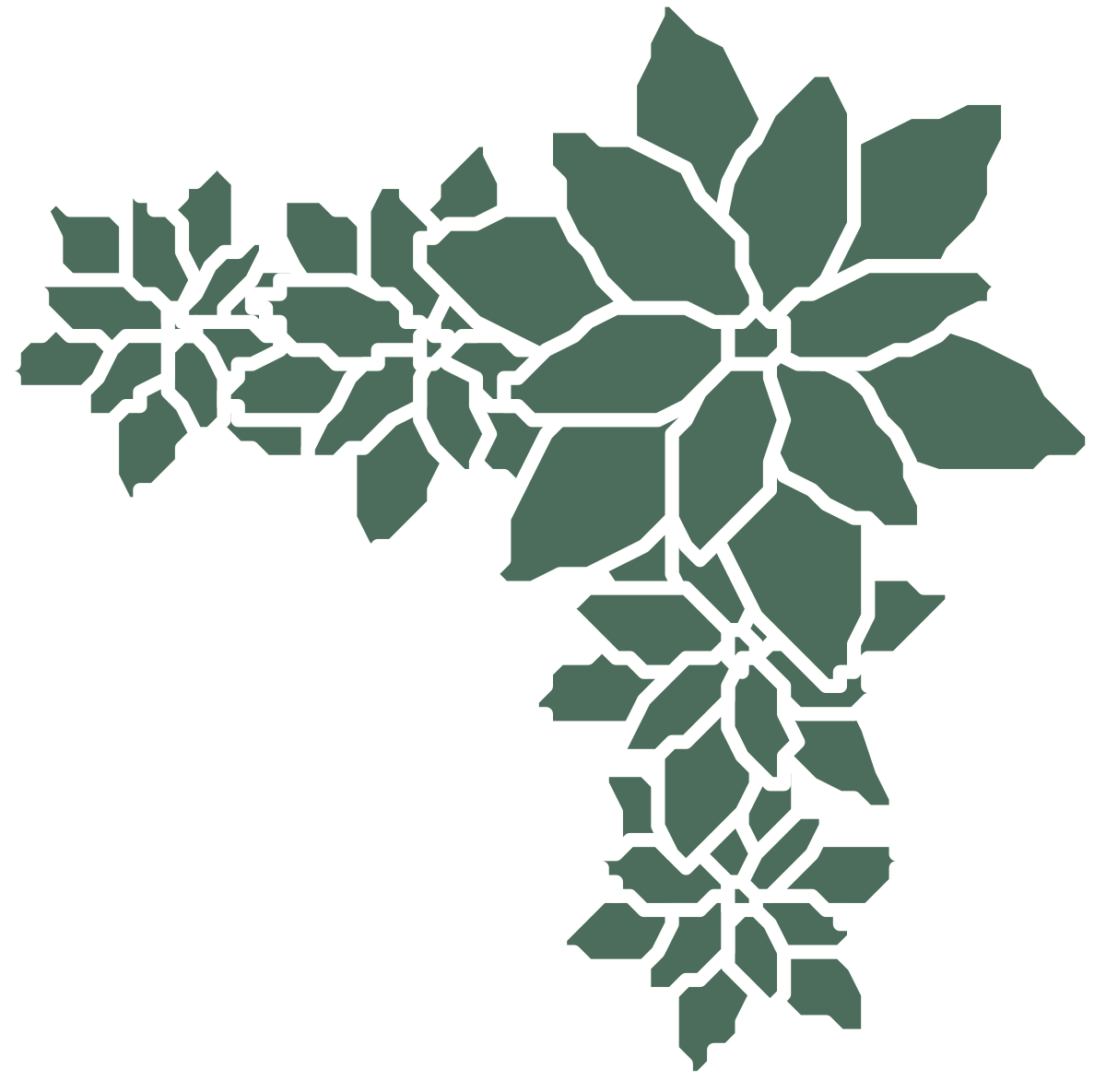 Borders and Corners: Portugal Map Clipart for Creative Projects