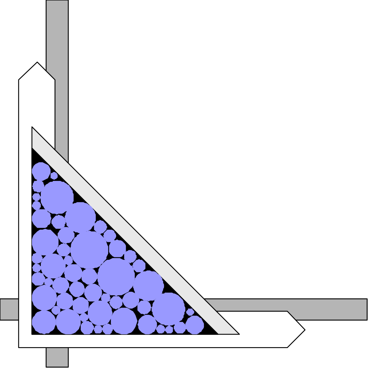 Liquid Diagram Clipart: Borders and Corners Design Elements