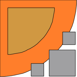 Shield Clipart with Decorative Borders and Corners