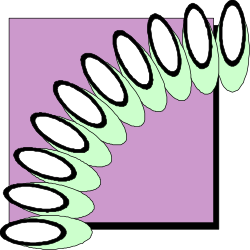 Spiral Design Clipart for Creative Borders and Corners