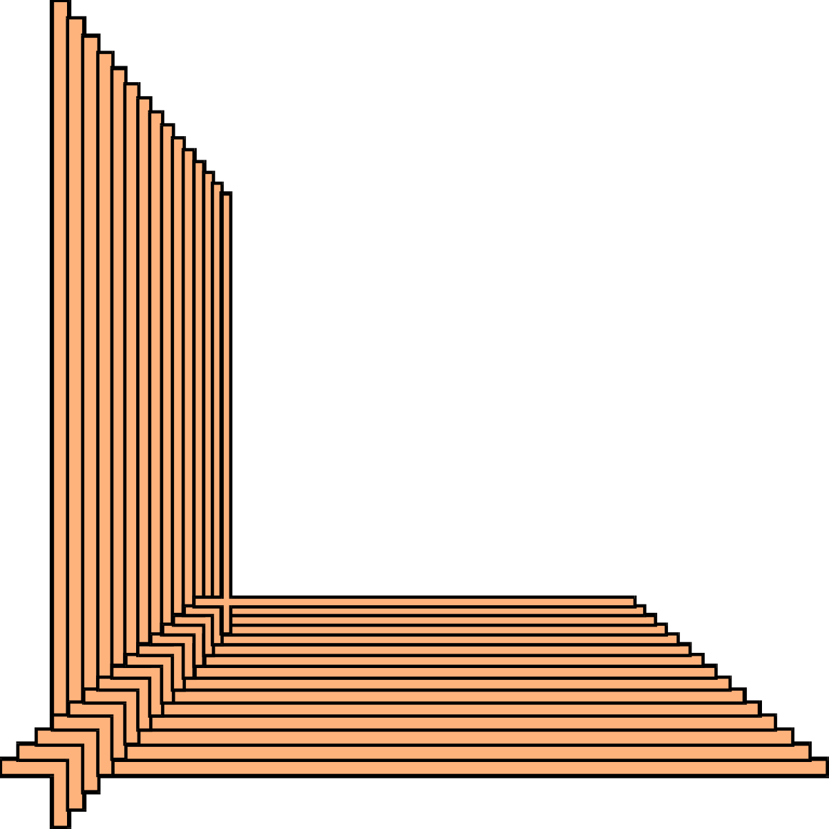 a line of lines that are arranged in a square shape clip art png transparent Square Borders and Corners Clipart - Creative Line Designs