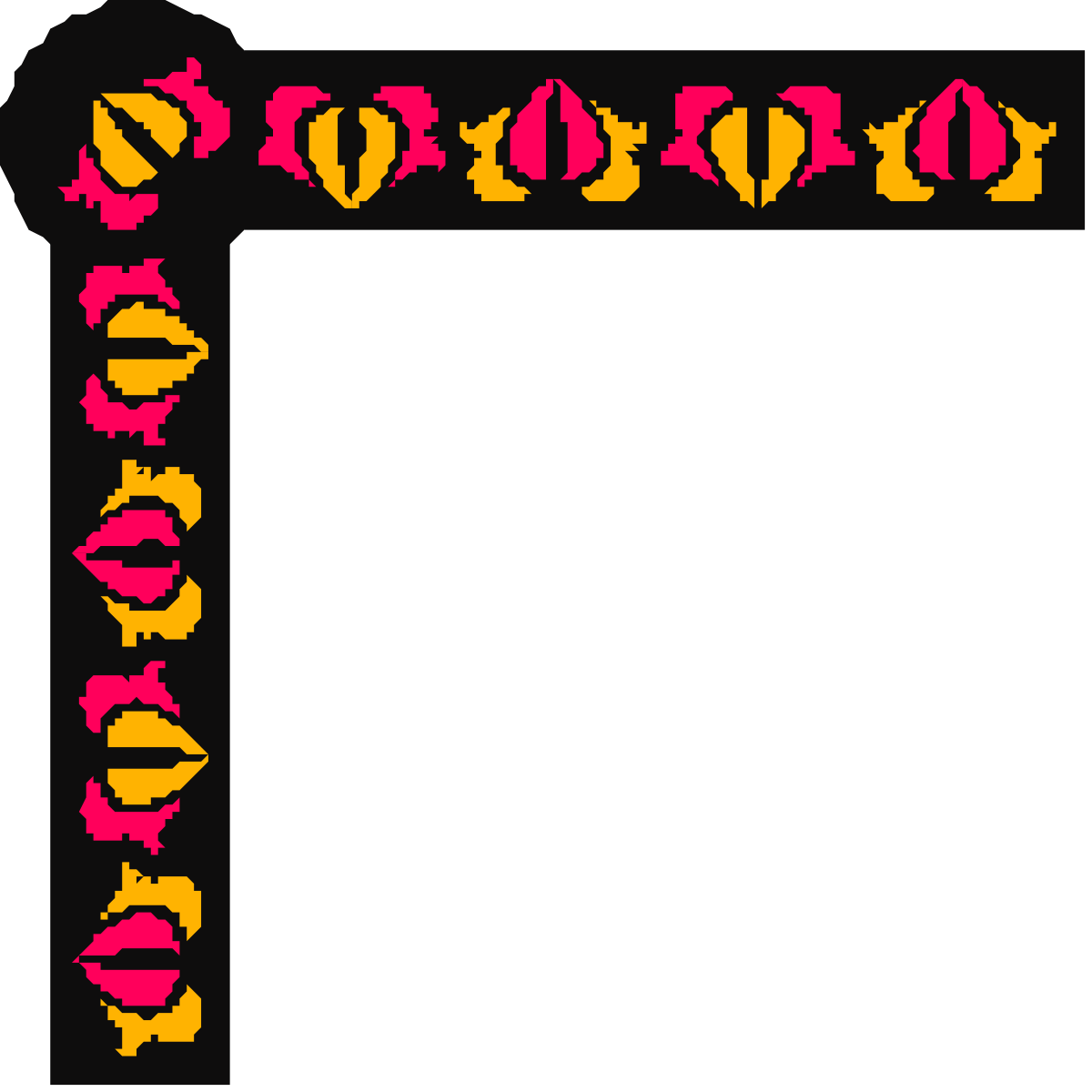 Flower Pattern Frame Clipart - Decorative Borders and Corners