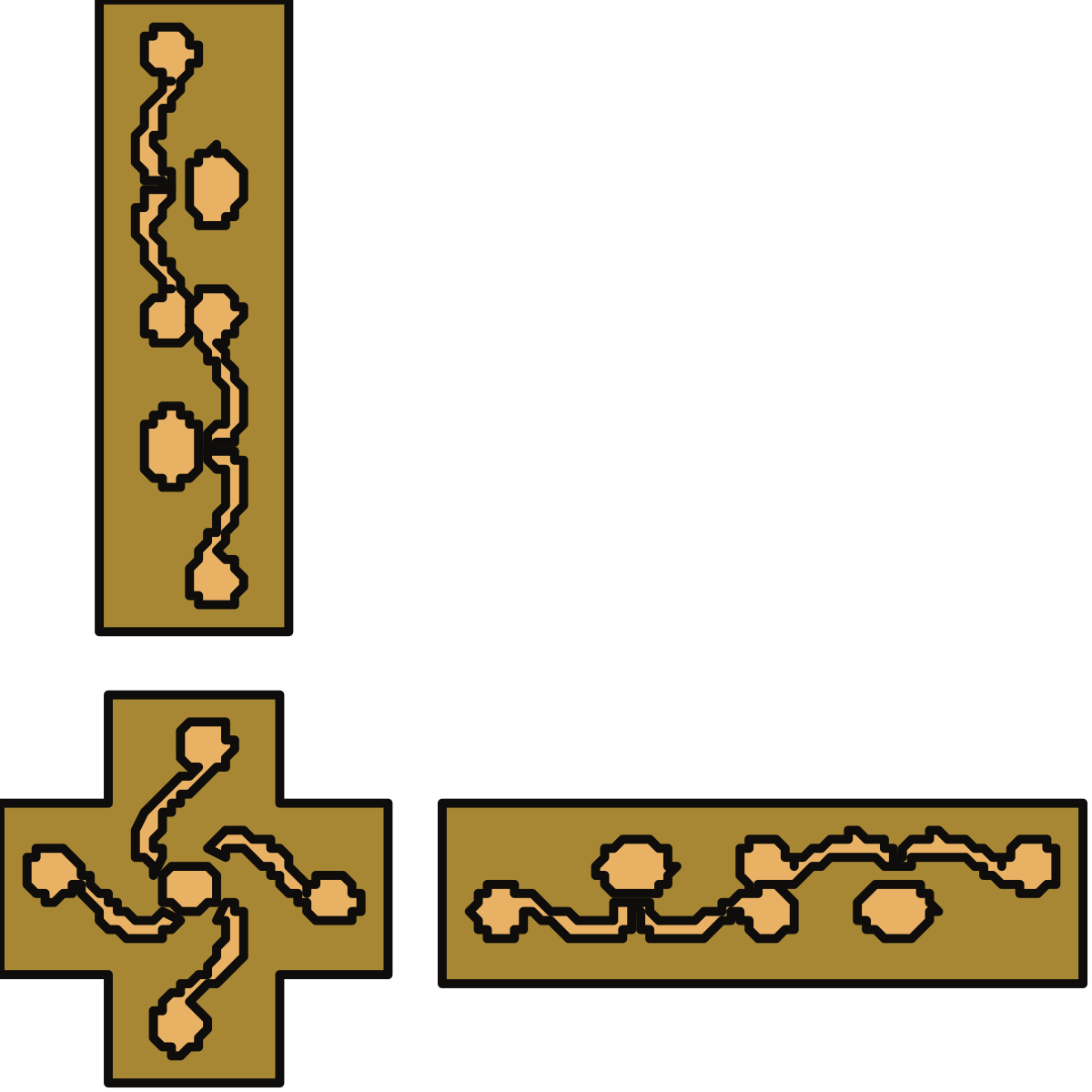 Cross with Floral Pattern - Beautiful Borders & Corners Clipart