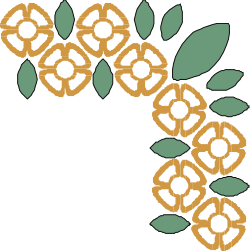 Green and Brown Leaf Circle Clipart - Decorative Borders and Corners