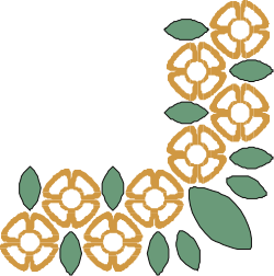 Green and Brown Leaf Wreath Clipart - Elegant Borders and Corners Design