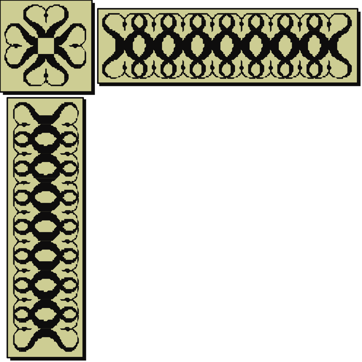 a set of decorative elements clip art png transparent Decorative Borders & Corners Clipart Set – Elegant Designs for Creative Projects