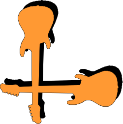 Guitar Clipart: Stunning Borders and Corners with Guitar Stickers