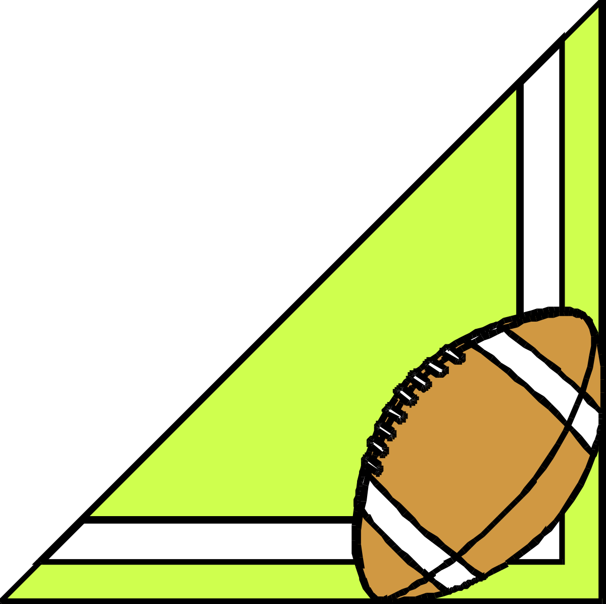 a football ball on a green background clip art png transparent Football Ball Clipart on Green Background - Unique Borders and Corners