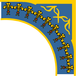 Yellow and Blue Border Clipart - Creative Corner Designs
