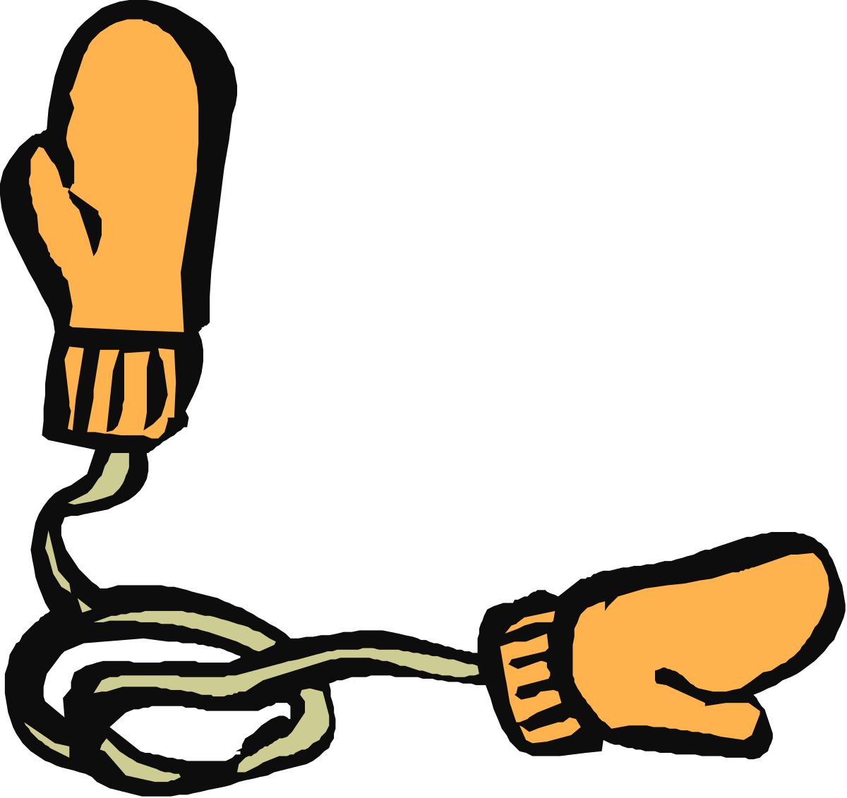 a pair of gloves and a pair of gloves clip art png transparent Borders and Corners Clipart: Stylish Gloves Design