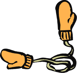 Gloves Clipart - Elegant Border and Corner Designs for Creative Projects
