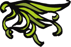 Green and Black Logo with Borders & Corners - High-Quality Clipart