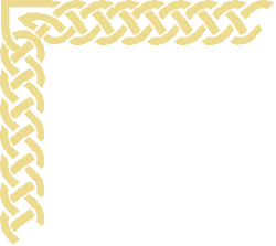 Celtic Leaf Pattern Borders and Corners Clipart