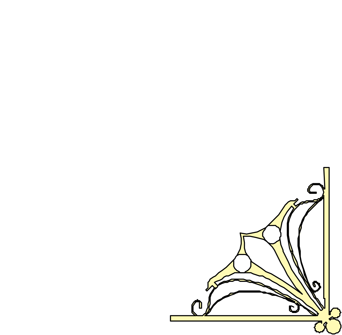 Black and White Logo Clipart Featuring a Suited Man � Elegant Borders and Corners