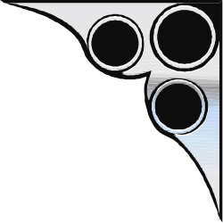 Black and White Video Game Controller Clipart for Borders and Corners