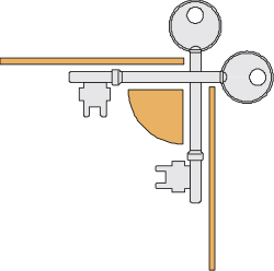 Street Light Clipart with Yellow Light - Decorative Borders and Corners