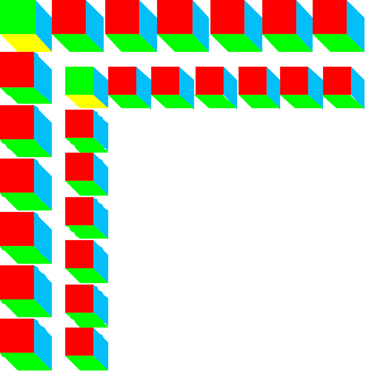 Colorful Square Borders and Corners Clipart - Vibrant Pattern Designs