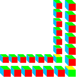 Colorful Geometric Squares Clipart - Decorative Borders & Corners
