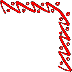 Love Red Frame Clipart with Borders and Corners for Creative Designs