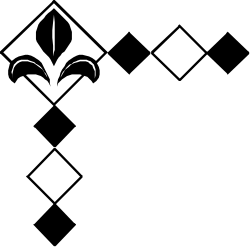 Black and White Leaf Clipart Logo - Elegant Borders and Corners Design
