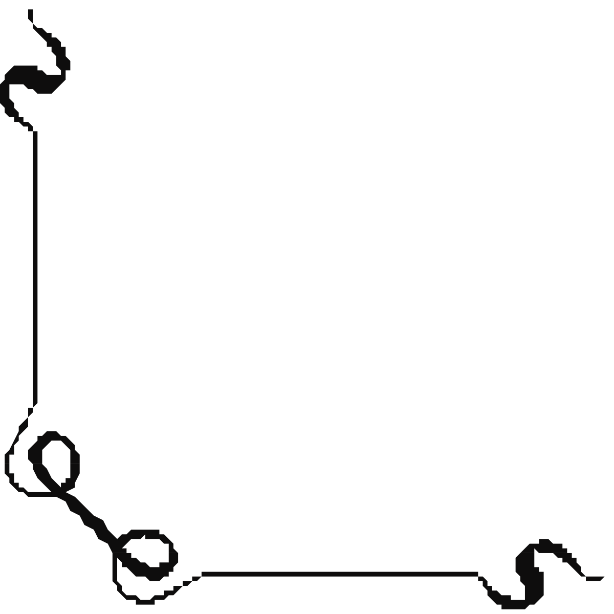 Black and White Flower Frame Clipart - Elegant Borders & Corners