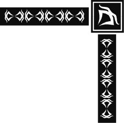 Borders,Corners,CRNRN056 clipart