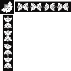 Black and White Leaf Frame Clipart - Elegant Borders and Corners