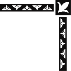 Border and Corner Clipart Frame with Leaf Designs