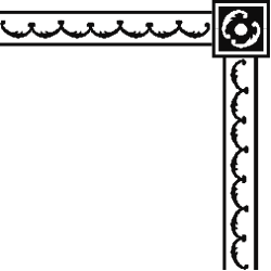 Flower Pattern Frame Clipart - Decorative Borders and Corners