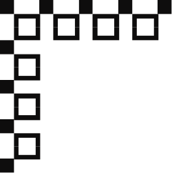 Black and White Film Strip Clipart - Classic Borders & Corners