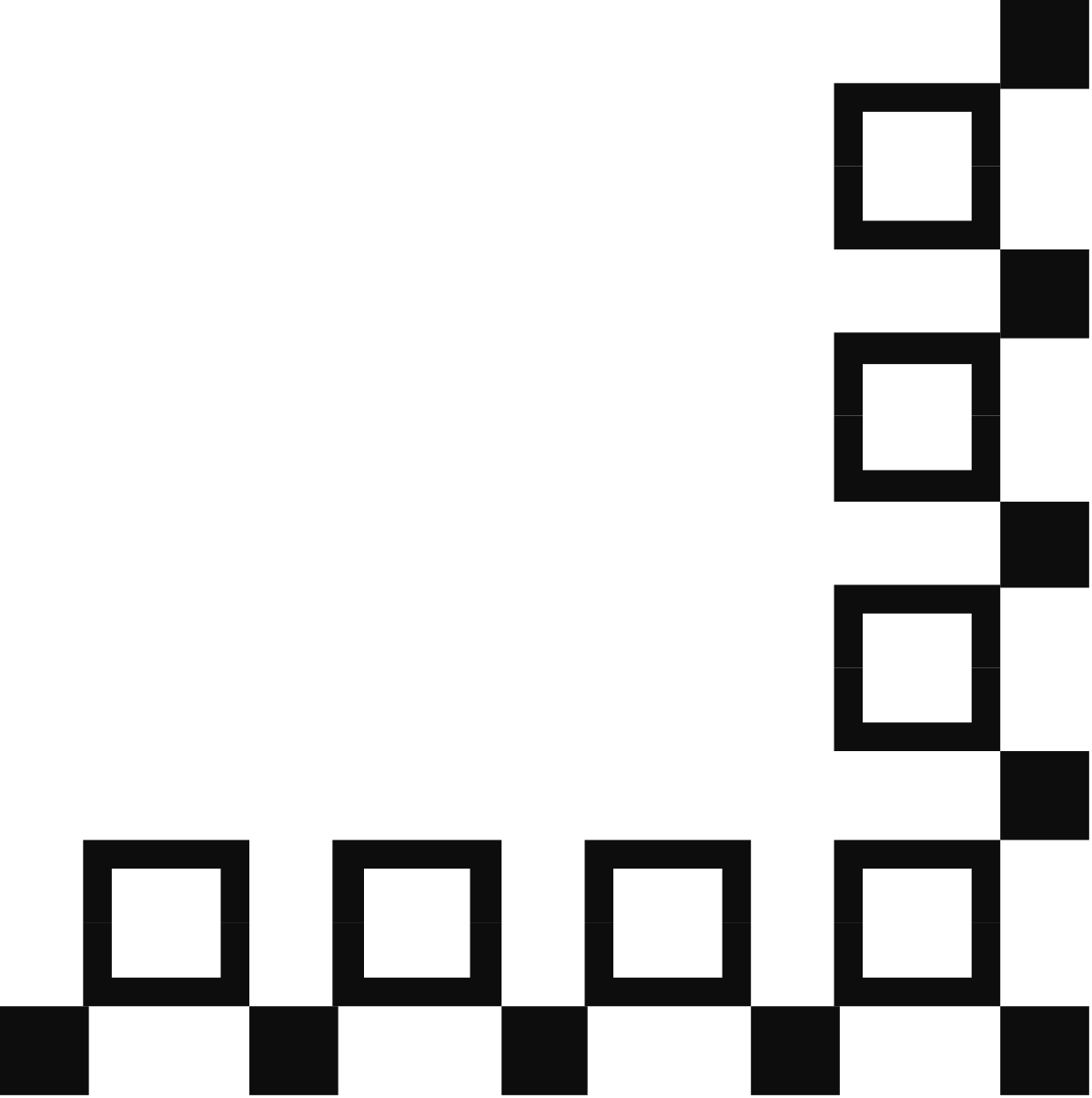 Square Black and White Photo Frame Clipart for Creative Borders and Corners