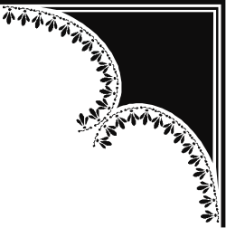 Black and White Floral Frame Clipart for Elegant Borders and Corners