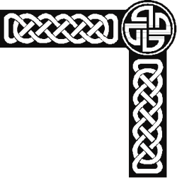 Celtic Cross Borders and Corners Clipart for Creative Projects