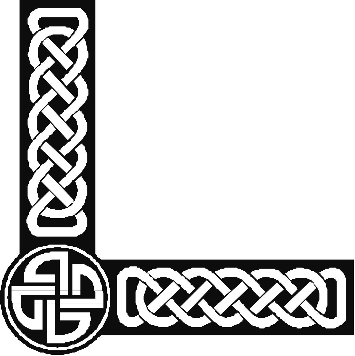 Celtic Cross Borders and Corners Clipart for Unique Designs
