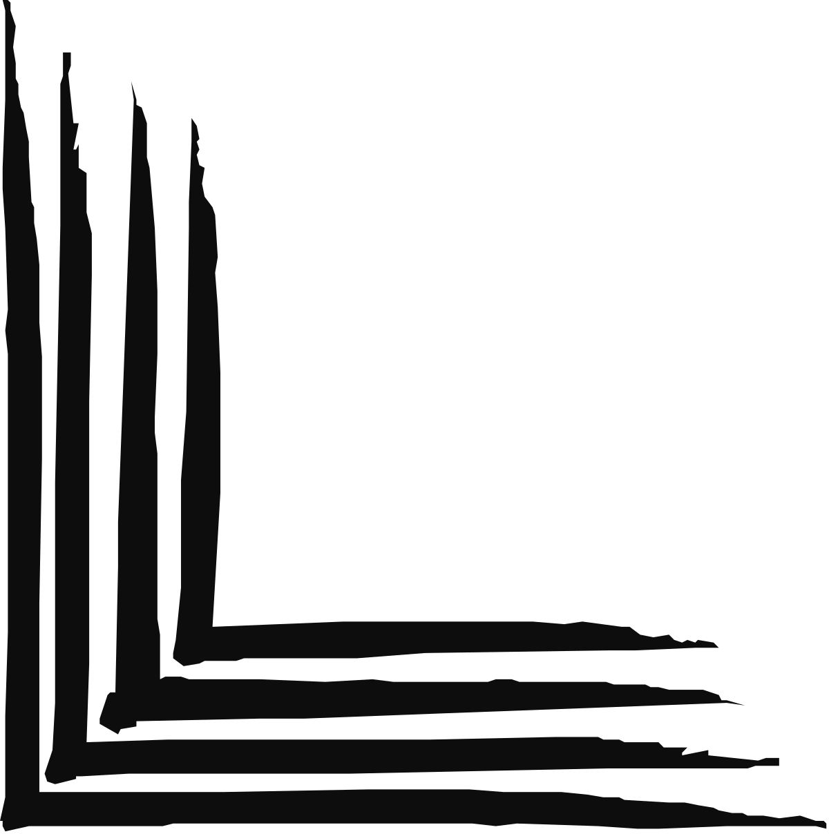 Black and White Book Clipart with Decorative Borders and Corners
