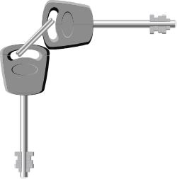 Lock and Key Clipart: Decorative Borders and Corners for Your Designs