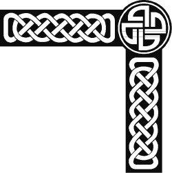 Celtic Cross Borders and Corners Clipart Collection