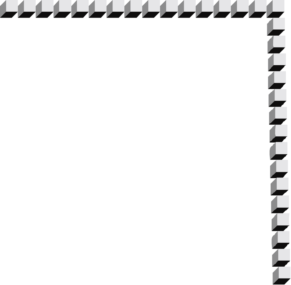 a black and white checkered pattern clip art png transparent Checkered Pattern Corners and Borders Clipart - Black and White Design