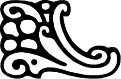 Decorative Letter L Borders and Corners Clipart Designs