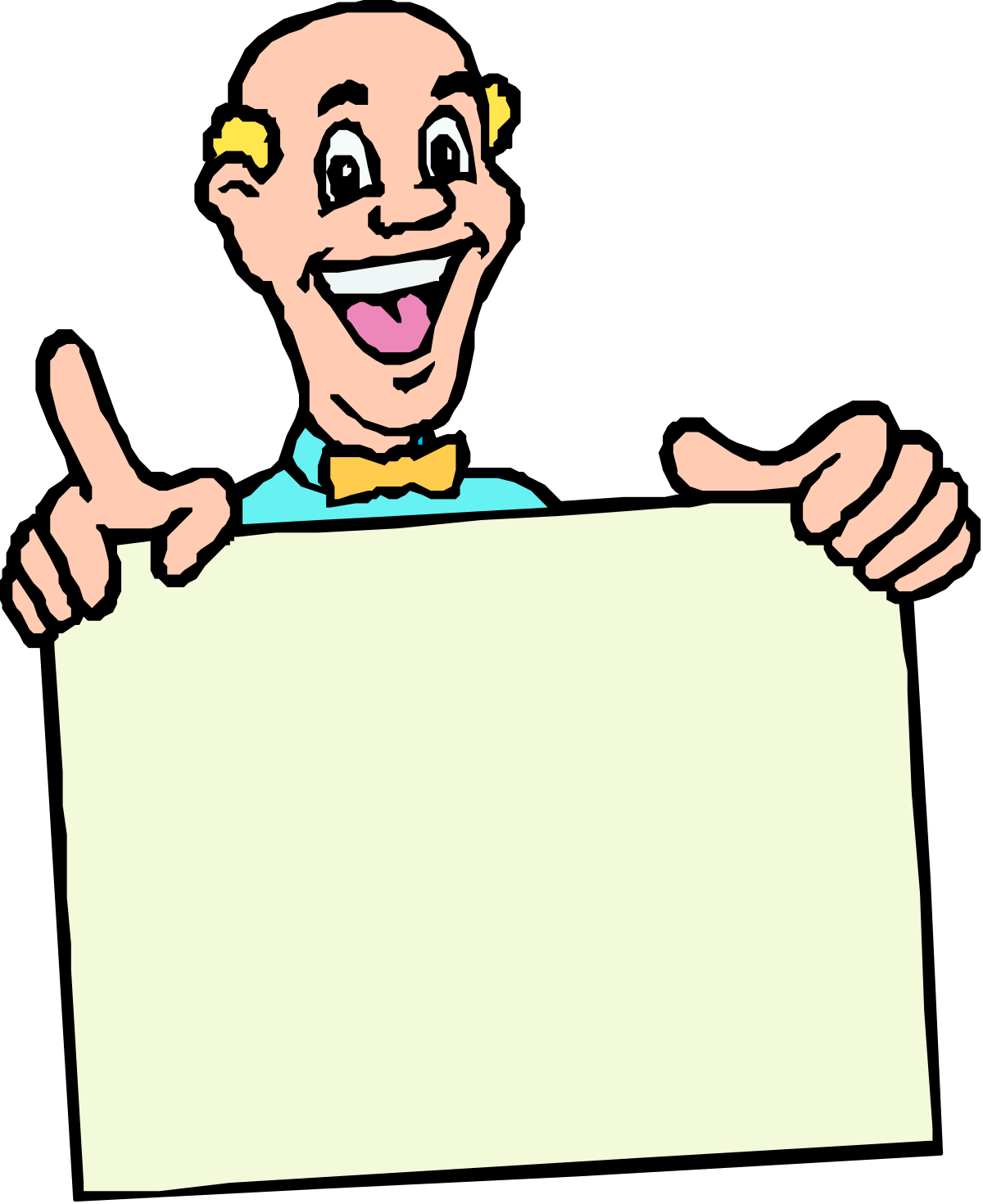 Sign Holder Clipart | Creative Borders and Backland Design