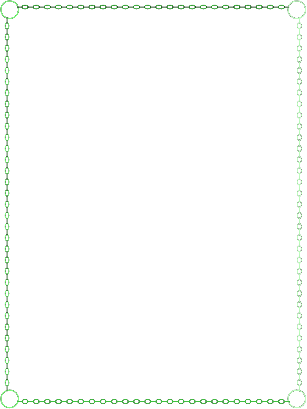 Elegant Black Frame with Border Clipart for Stylish Designs