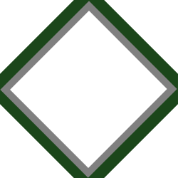 Diamond-Shaped Border Clipart with White Center for Creative Designs