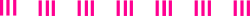Pink Stripes Barcode Clipart - Stylish Borders Design